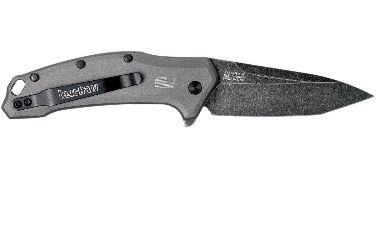 Kershaw Link 1776GRYBW pocket knife aluminum handle