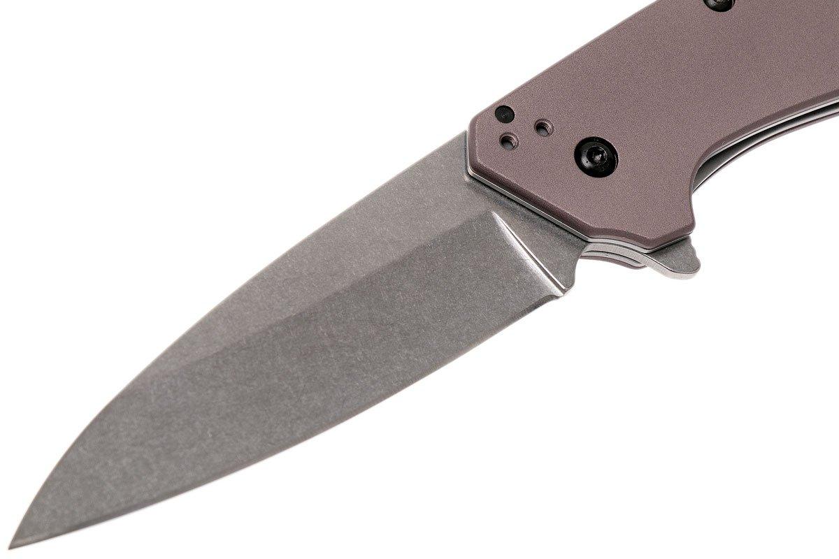 Kershaw Dividend Aluminum 1812GRY pocket knife, USA Made