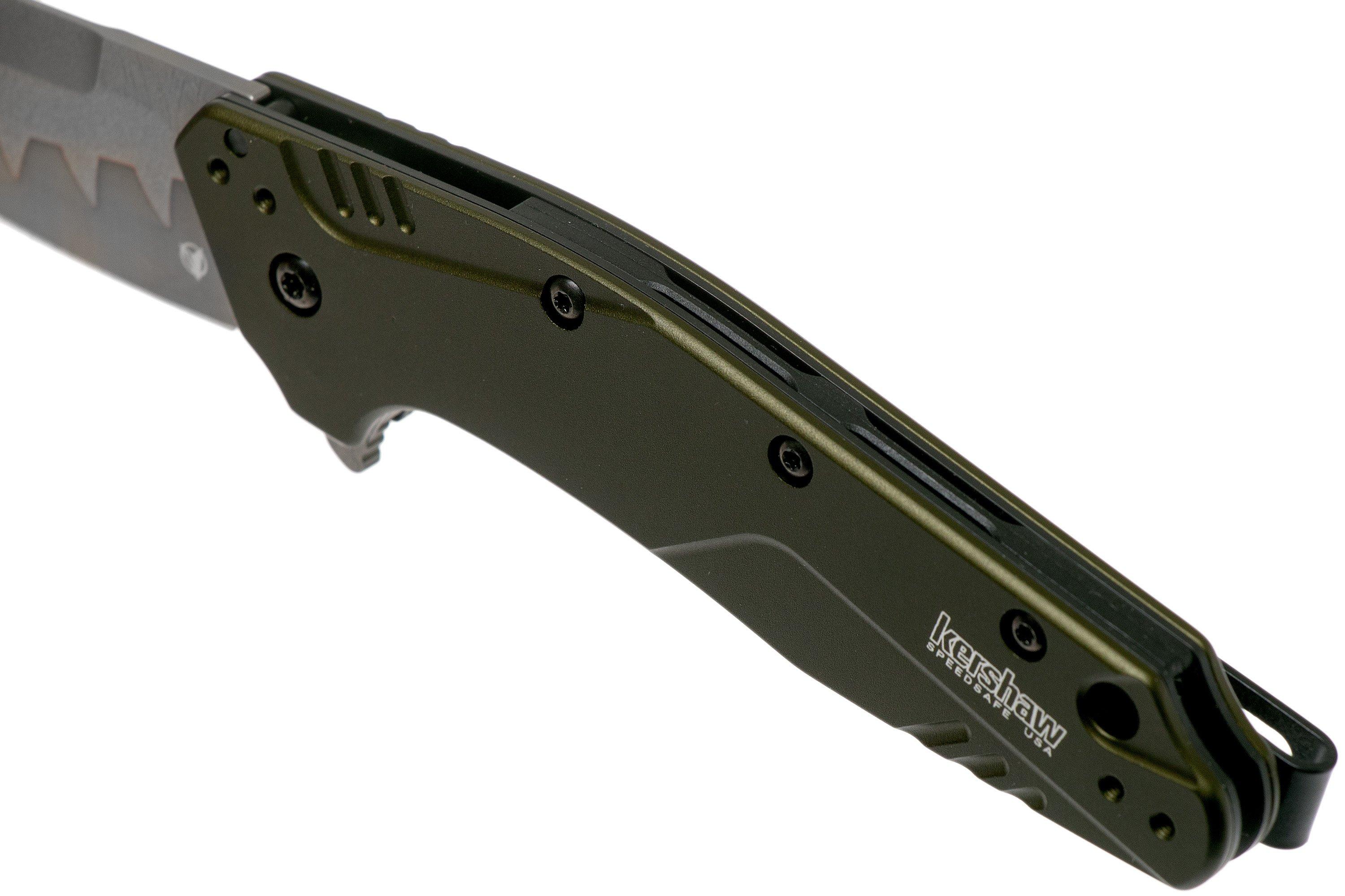 Kershaw Dividend Composite 1812OLCB pocket knife, USA Made