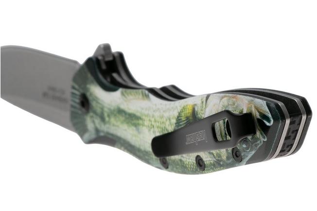 Image for Kershaw Shoreline Bass 1845BASS Stonewashed, Aluminum Custom CCI Baarscoating, assisted pocket knife