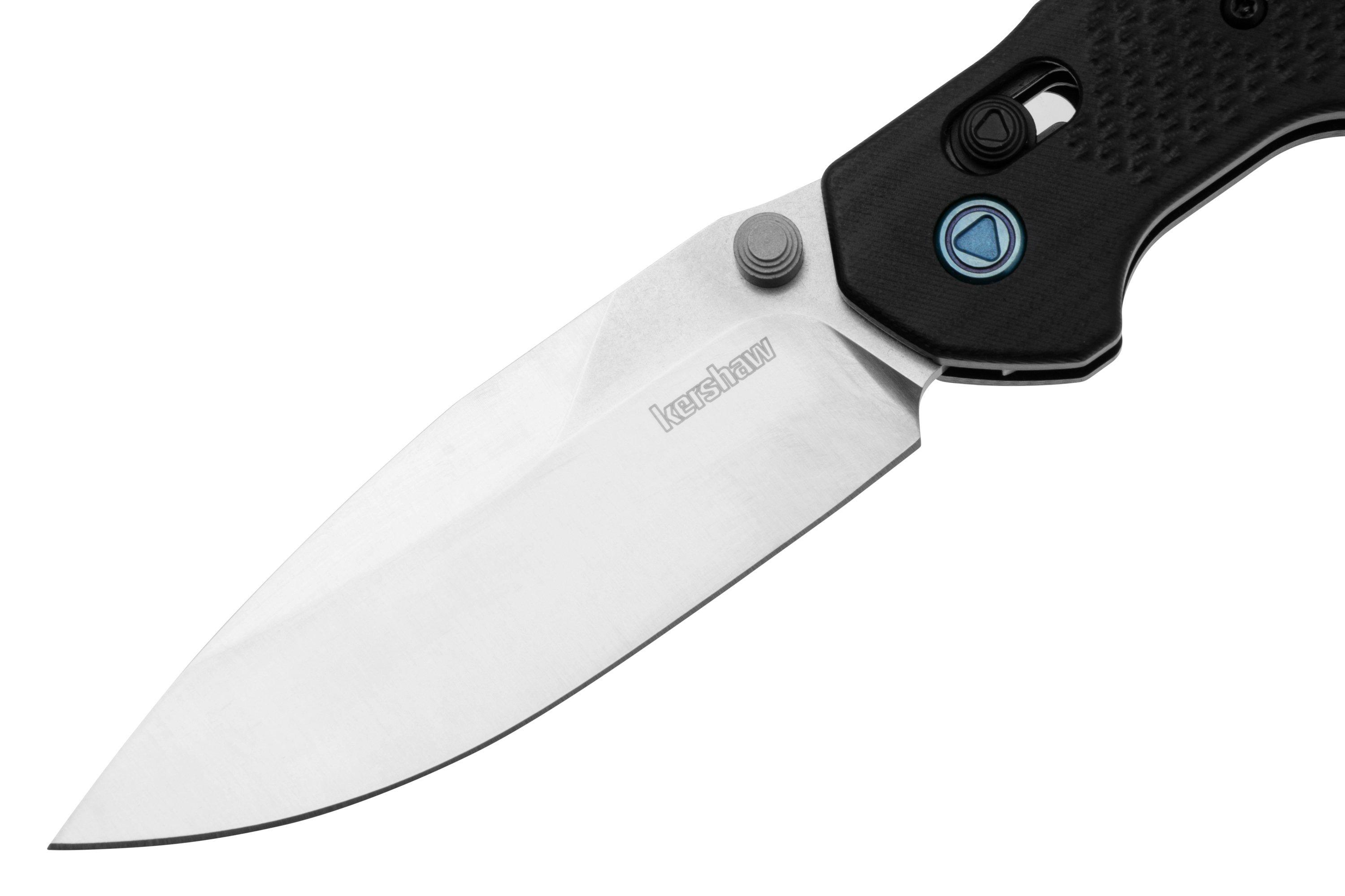 Kershaw Heist 2037G10 DuraLock, Two-Tone CPM S35VN, Black G10 pocket ...