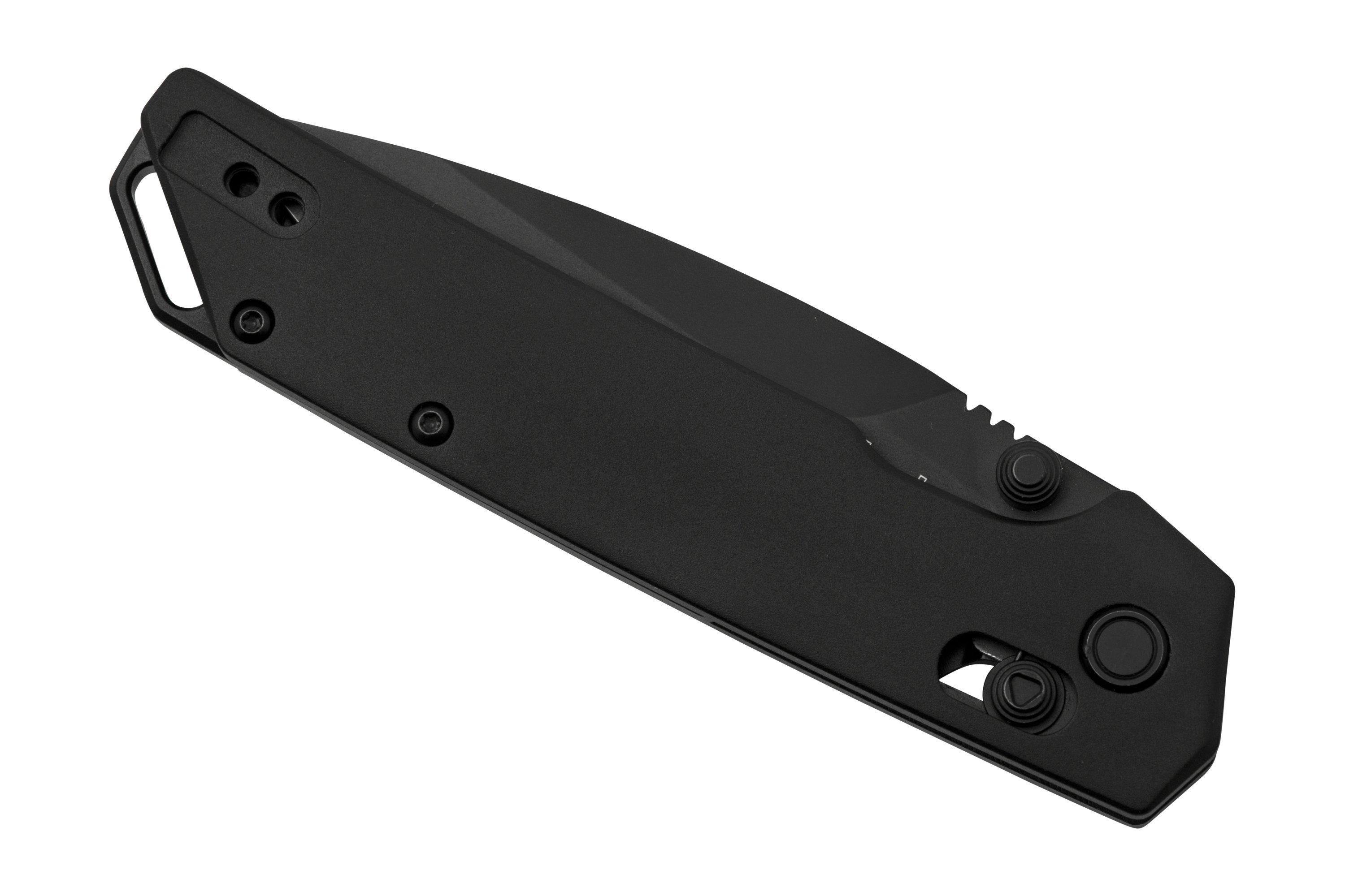 Kershaw Faltmesser – Schwarze Klinge 7,9 Cm, Gezackt, Mit Pocketclip