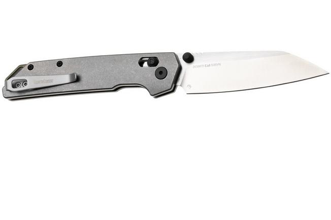 Afbeelding voor Kershaw Iridium 2038RTI, Satin M390 Reverse Tanto, Grey Titanium zakmes