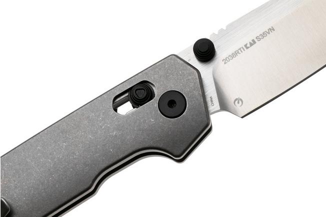 Afbeelding voor Kershaw Iridium 2038RTI, Satin M390 Reverse Tanto, Grey Titanium zakmes