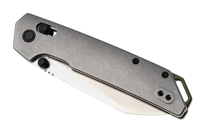 Afbeelding voor Kershaw Iridium 2038RTI, Satin M390 Reverse Tanto, Grey Titanium zakmes
