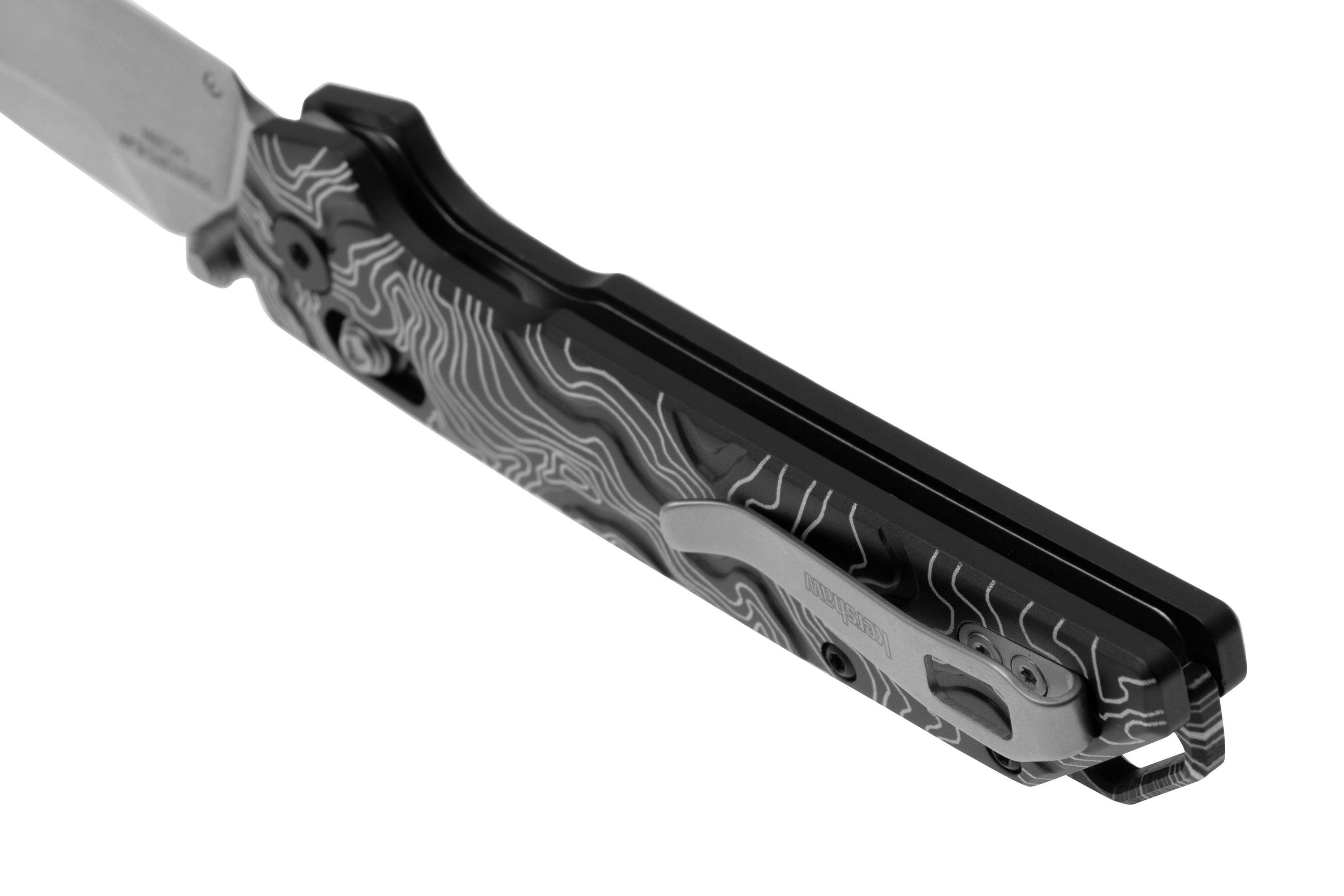 Kershaw Iridium Taschenmesser – 8,6 Cm D2-Stahlklinge Mit DuraLock | Robustes Klappmesser Mit Pocketclip
