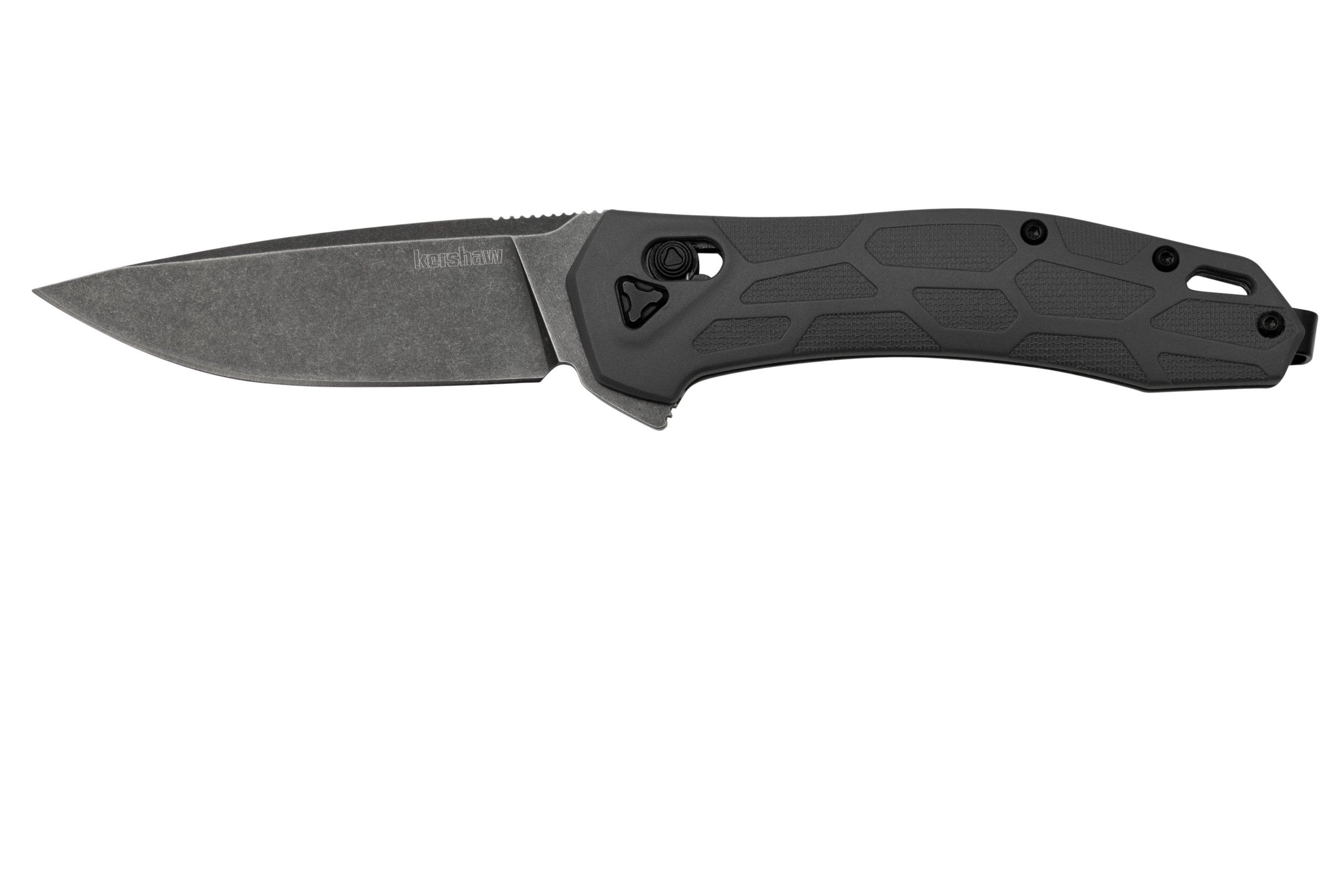 Kershaw Covalent 2042 DuraLock Flipper Gray FRN Couteau De Poche   KE2042 01 Kershaw