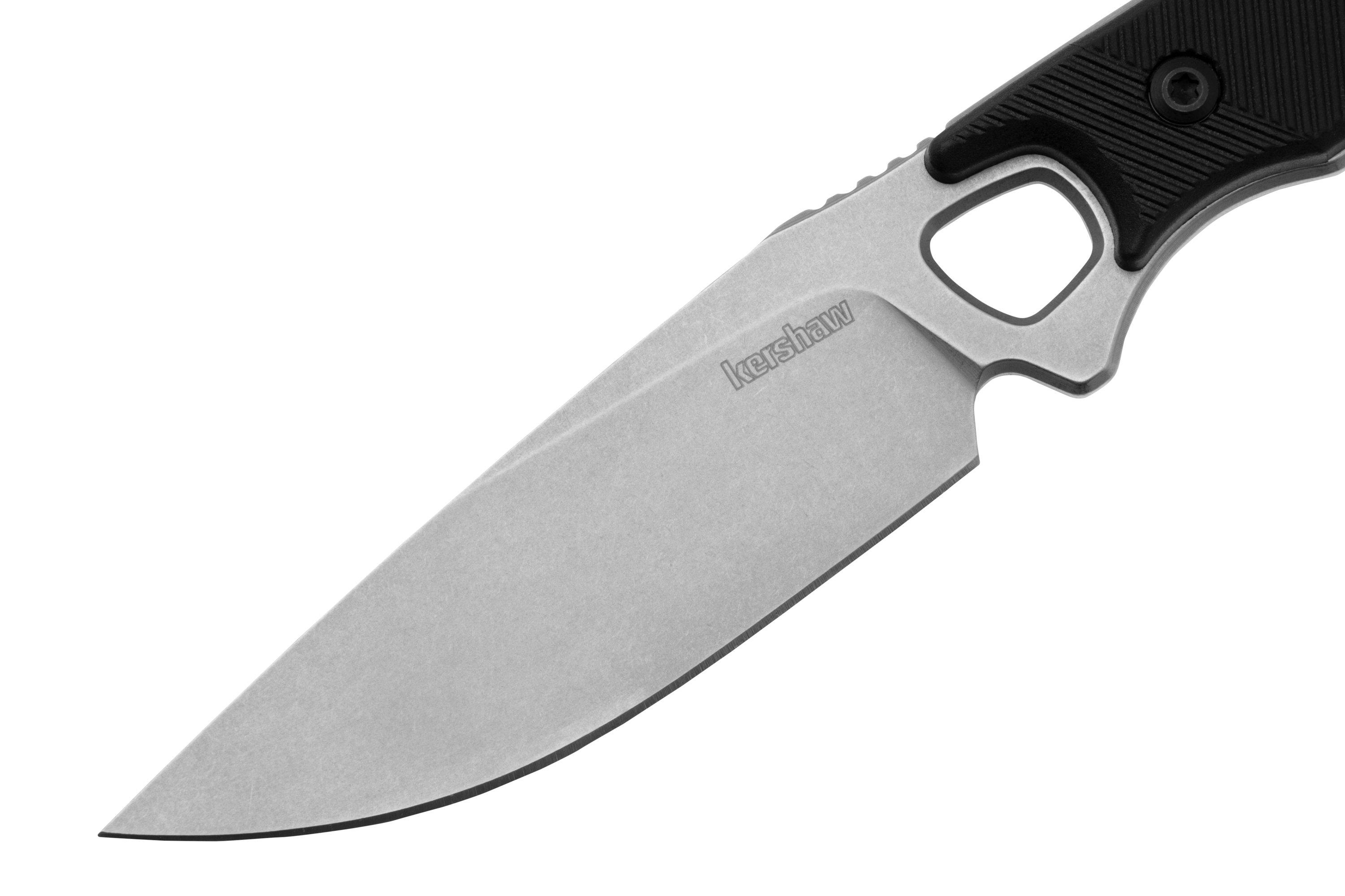 Nóż z głownią stałą Kershaw Steppe 2048 Stonewashed D2