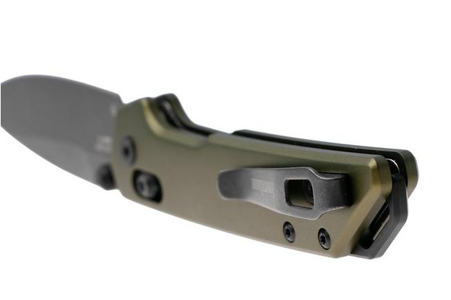 Afbeelding voor Kershaw Mini Iridium 2051OLBW, Blackwashed D2, OD Green Aluminum zakmes