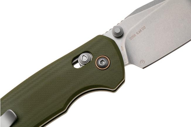 Afbeelding voor Kershaw Proximal 2058 Stonewashed D2, Olive G10, zakmes