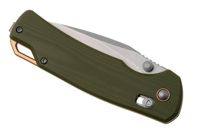 Afbeelding voor Kershaw Proximal 2058 Stonewashed D2, Olive G10, zakmes