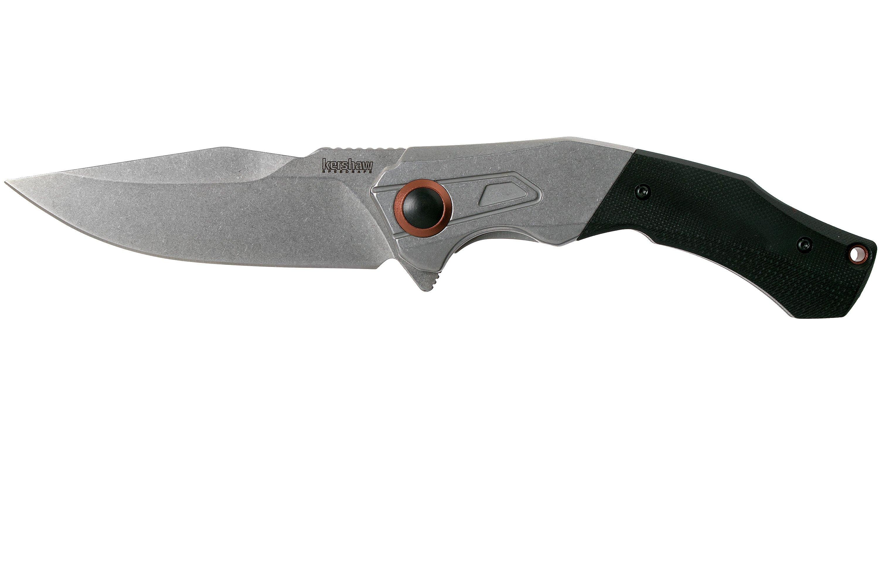 Kershaw Payout Framelock-Messer – D2-Stahl, G-10-Griff, 12,7 Cm Geschlossen, Manuelles Öffnen