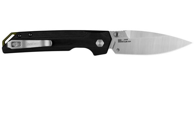 Afbeelding voor Kershaw Iridium Button Lock 3038 CPM MagnaCut, Black G10, zakmes