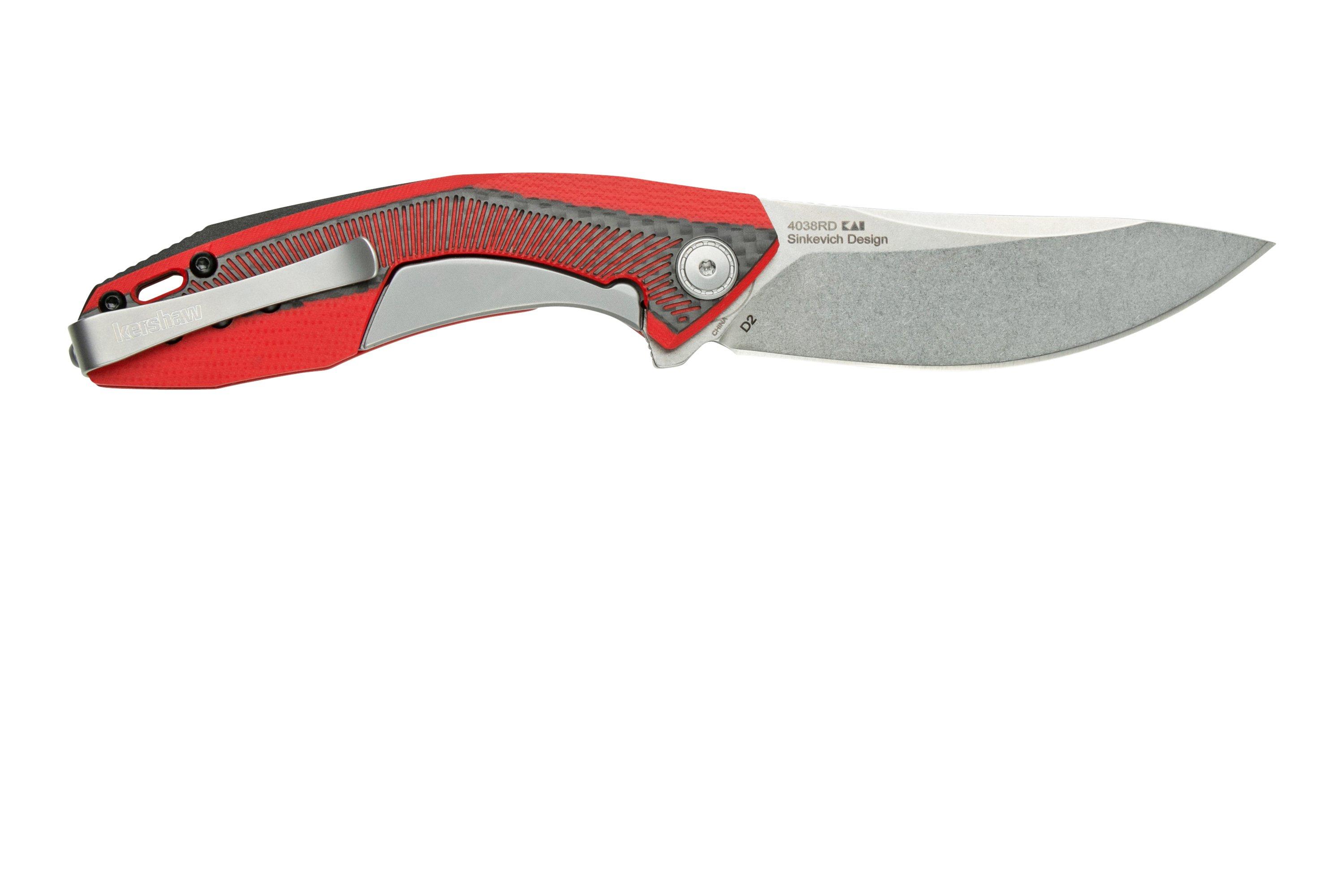 Kershaw Tumbler Red 4038 Rescue Hunting Folding Combat Camping