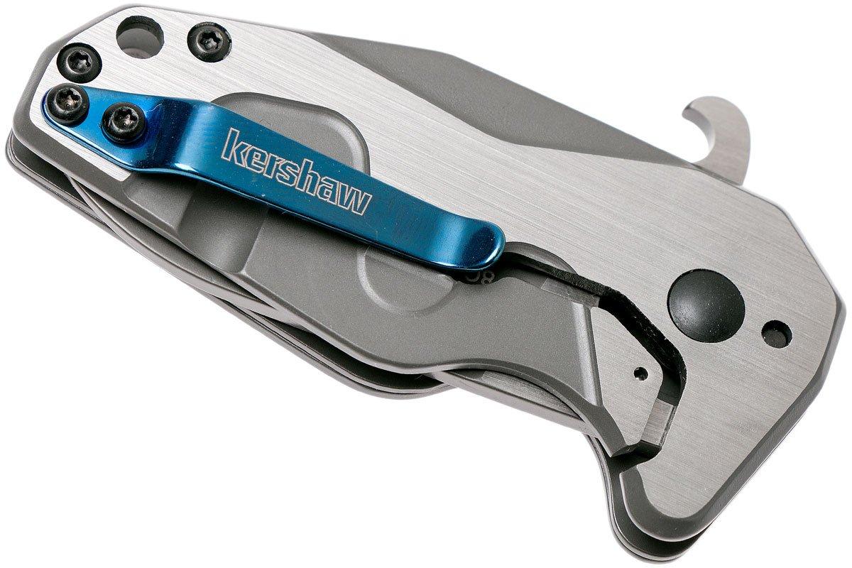 Mini Outil Multifonction Porte Cle Decapsuleur Décapsuleur Porte-clés Kershaw Recap - Multifonction En Acier (6cm) Avec Levier Et Tournevis Tournevis Porte Embout Multi Outil