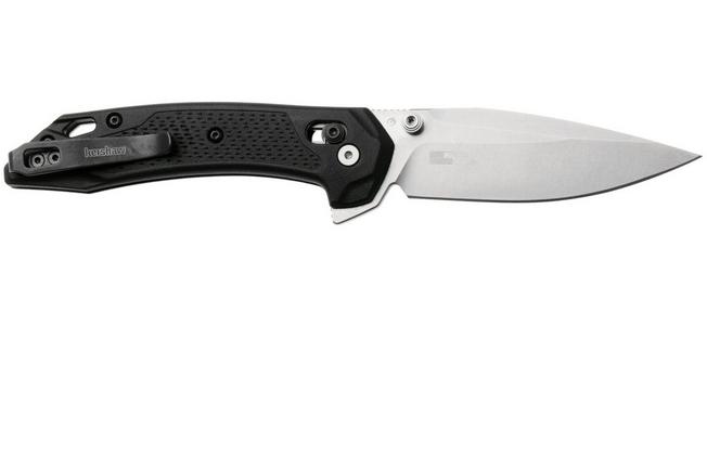 Afbeelding voor Kershaw Bonneville 6000 Stonewashed 14C28N, Black GFN, zakmes