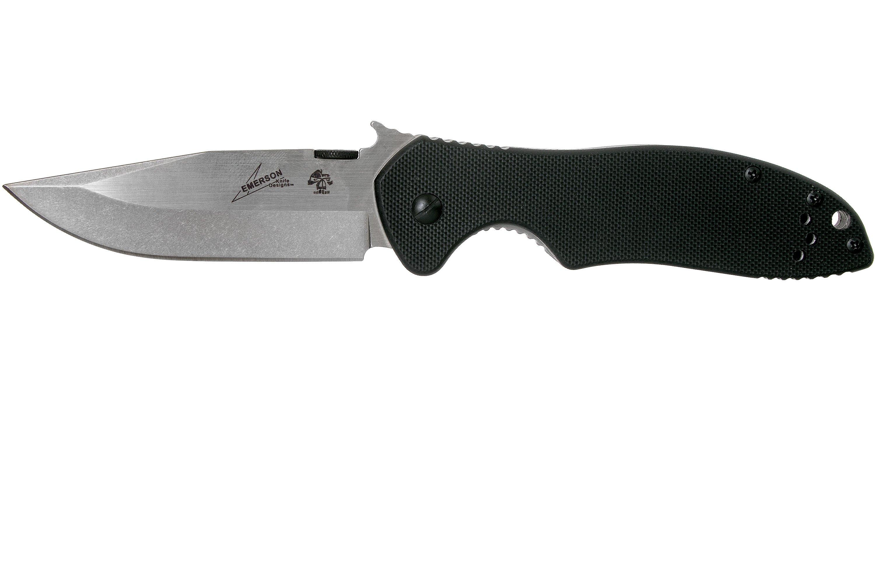 Kershaw Emerson CQC6K D2 6034D2 pocket knife, Ernest Emerson design