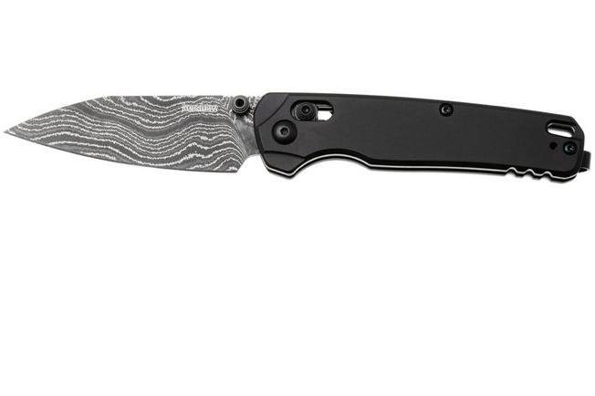 Afbeelding voor Kershaw Bel Air 6105BLKDAM, Damascus, Black Aluminum zakmes