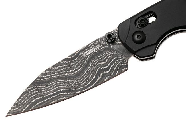 Afbeelding voor Kershaw Bel Air 6105BLKDAM, Damascus, Black Aluminum zakmes