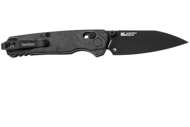 Afbeelding voor Kershaw Bel Air 6105CFBLK, Black CPM MagnaCut, Black Carbonfiber zakmes