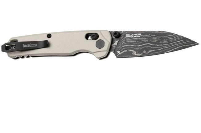 Afbeelding voor Kershaw Bel Air 6105DAM, Damascus, Creme Aluminum zakmes