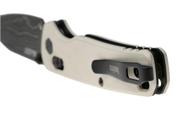 Afbeelding voor Kershaw Bel Air 6105DAM, Damascus, Creme Aluminum zakmes