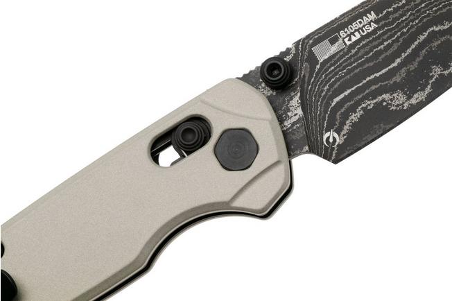 Afbeelding voor Kershaw Bel Air 6105DAM, Damascus, Creme Aluminum zakmes