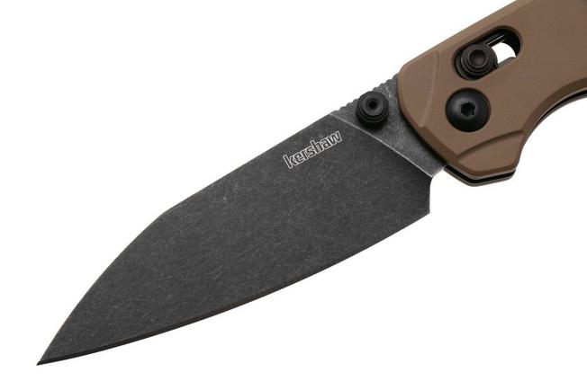 Afbeelding voor Kershaw Bel Air 6105FDEBW, Blackwashed CPM MagnaCut, Brown Aluminum zakmes