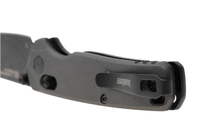 Afbeelding voor Kershaw Bel Air 6105GRYBW, Blackwashed CPM MagnaCut, Grey Aluminum zakmes