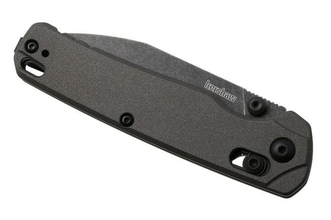 Afbeelding voor Kershaw Bel Air 6105GRYBW, Blackwashed CPM MagnaCut, Grey Aluminum zakmes