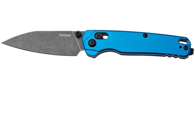 Afbeelding voor Kershaw Bel Air 6105NBBW, Blackwashed CPM MagnaCut, Blue Aluminum zakmes