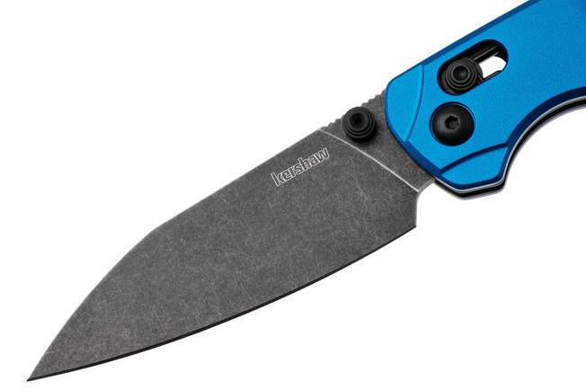 Afbeelding voor Kershaw Bel Air 6105NBBW, Blackwashed CPM MagnaCut, Blue Aluminum zakmes