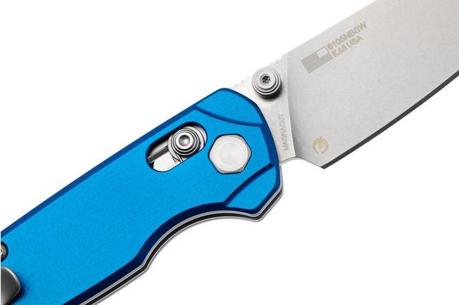 Afbeelding voor Kershaw Bel Air 6105NBSW, Stonewashed CPM MagnaCut, Blue Aluminum zakmes