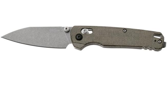 Afbeelding voor Kershaw Bel Air 6105OLMC, Gray Stonewashed CPM MagnaCut, OD Green Micarta zakmes