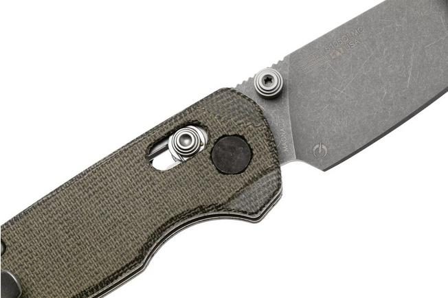 Afbeelding voor Kershaw Bel Air 6105OLMC, Gray Stonewashed CPM MagnaCut, OD Green Micarta zakmes