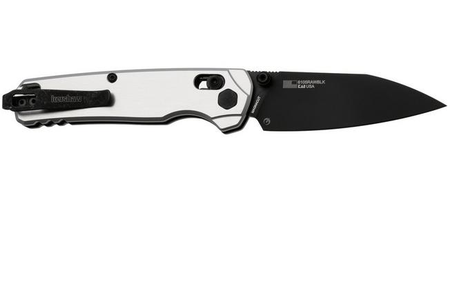Afbeelding voor Kershaw Bel Air 6105RAWBLK, Black CPM MagnaCut, Raw Grey Aluminum zakmes