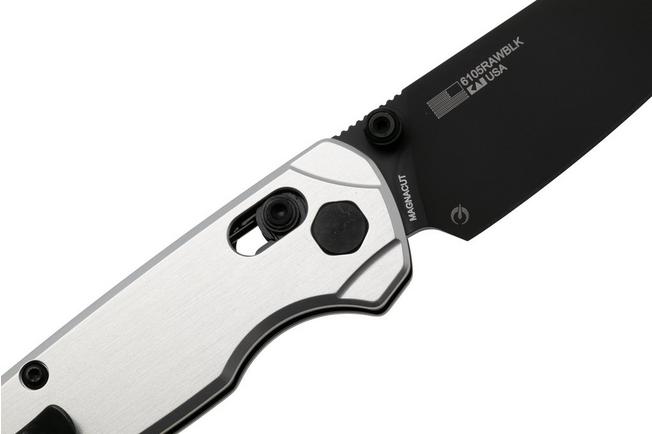 Afbeelding voor Kershaw Bel Air 6105RAWBLK, Black CPM MagnaCut, Raw Grey Aluminum zakmes