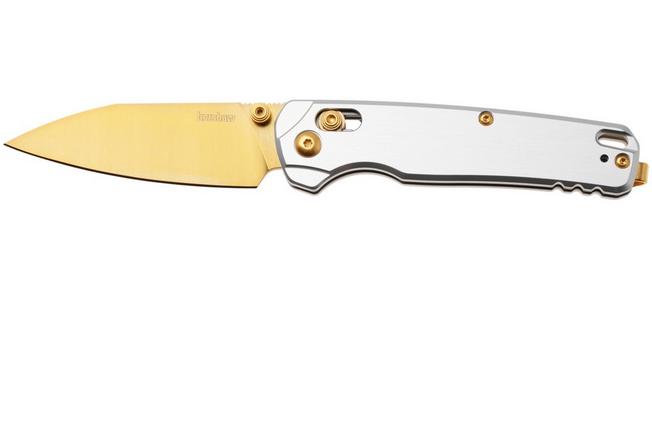 Bild für Kershaw Bel Air 6105RAWGLD, Goldwashed CPM MagnaCut, Silver Aluminum Taschenmesser