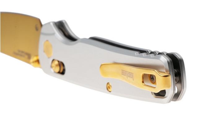 Bild für Kershaw Bel Air 6105RAWGLD, Goldwashed CPM MagnaCut, Silver Aluminum Taschenmesser