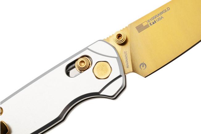 Bild für Kershaw Bel Air 6105RAWGLD, Goldwashed CPM MagnaCut, Silver Aluminum Taschenmesser