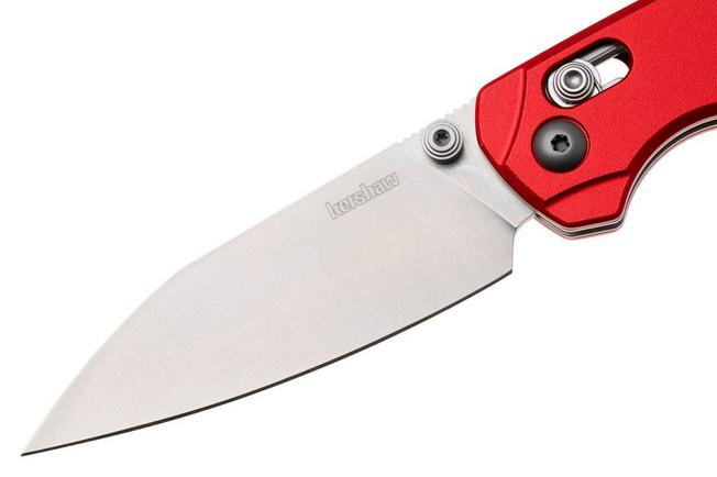 Afbeelding voor Kershaw Bel Air 6105RDSW, Stonewashed CPM MagnaCut, Red Aluminum zakmes