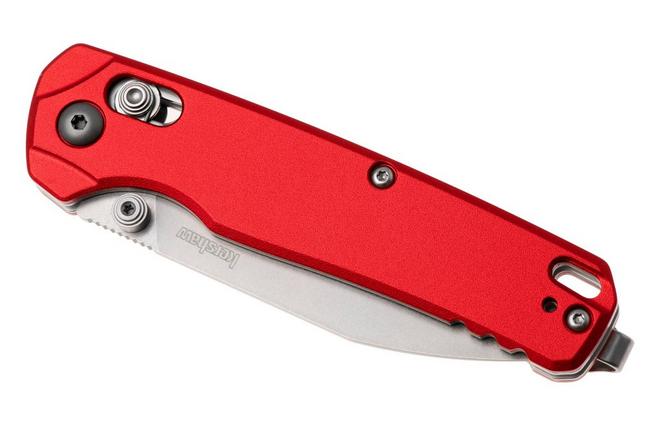 Afbeelding voor Kershaw Bel Air 6105RDSW, Stonewashed CPM MagnaCut, Red Aluminum zakmes