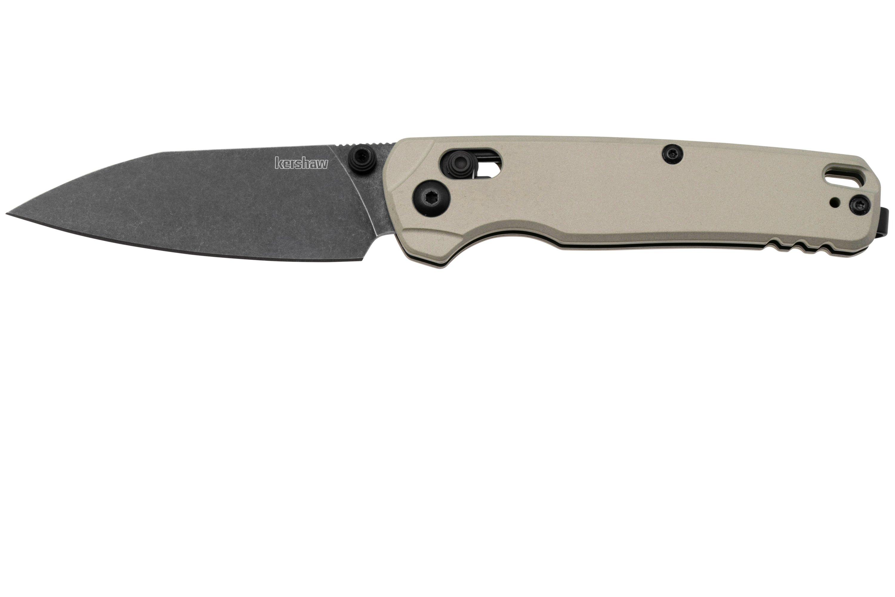 Kershaw Faltmesser Mit Gezackter Klinge - 7,9 Cm, Schwarz, Pocketclip Für Den Täglichen Gebrauch