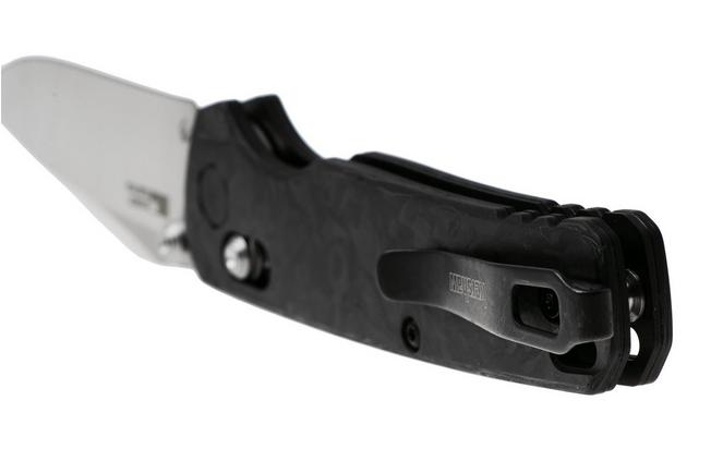 Afbeelding voor Kershaw Bel Air 6106CF Two-Tone Satin/Stonewashed MagnaCut Clip Point, Black Carbon Fiber, zakmes