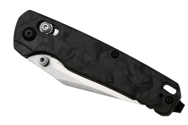 Afbeelding voor Kershaw Bel Air 6106CF Two-Tone Satin/Stonewashed MagnaCut Clip Point, Black Carbon Fiber, zakmes