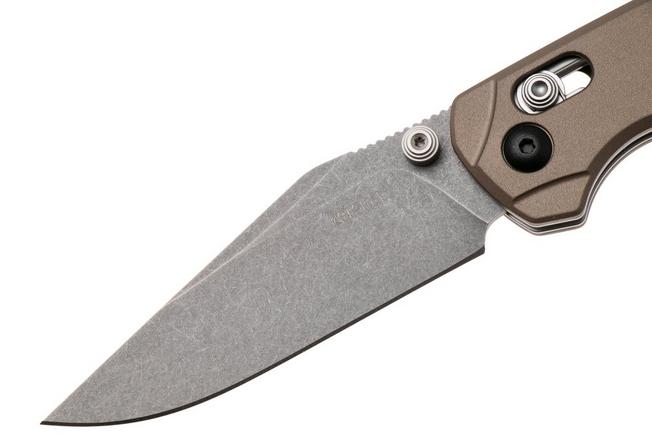 Afbeelding voor Kershaw Bel Air 6106FDE, Stonewashed CPM MagnaCut Clip Point, Brown Aluminum zakmes