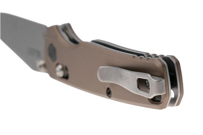 Afbeelding voor Kershaw Bel Air 6106FDE, Stonewashed CPM MagnaCut Clip Point, Brown Aluminum zakmes