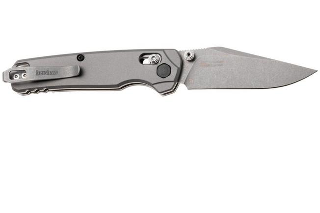 Bild für Kershaw Bel Air 6106GRY, Stonewashed CPM MagnaCut Clip Point, Grey Aluminum Taschenmesser