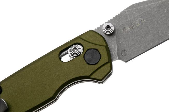 Afbeelding voor Kershaw Bel Air 6106OL, Stonewashed CPM MagnaCut Clip Point, OD Green Aluminum zakmes