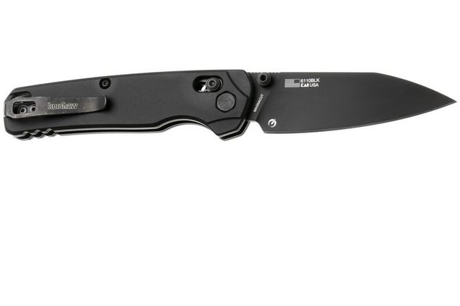 Image pour Kershaw Bel Air XL 6110BLK, Black PVD CPM MagnaCut, Black Aluminium, couteau de poche